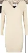  ??  ?? Miss Selfridge oatmeal tie back jumper dress, £25.20 (was £28)