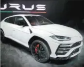  ?? ABHIJIT BHATLEKAR/MINT ?? ▪ The Lamborghin­i Urus