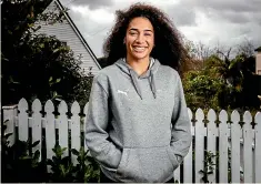  ?? ABIGAIL DOUGHERTY/STUFF ?? The Sotutus could have another family member playing sport at national league level this season with Teuila joining the Northern Stars netball franchise, while older brother Hoskins plays rugby for the Blues.