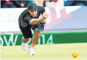  ?? Picture / Photosport ?? Shannon McIlroy is in the final. Bowls Dale Budge