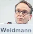  ?? FOTO: DPA ?? Jens Weidmann soll bald die Commerzban­k überwachen.