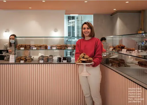  ??  ?? Amadine Gilliot projette d’ouvrir d’autres Coney cookies à Lyon, Paris... et pourquoi pas à New York.