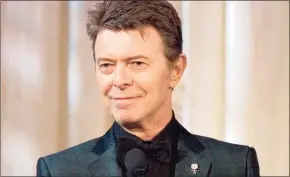  ?? Stephen Chernin / Associated Press file photo ?? The extensive catalog of David Bowie, stretching from the late 1960s to just before his death in 2016, has been sold to Warner Chappell Music.