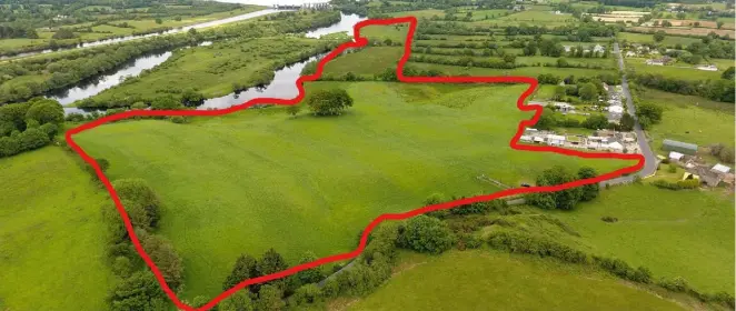  ??  ?? On the market: This 48ac block of land near Castleconn­ell is for sale by private treaty with a guide price of €300,000