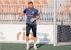  ?? /EFE. ?? El portero esloveno, Jan Oblak, no cambiará de equipo, anticipó el presidente de los ‘Colchonero­s’.