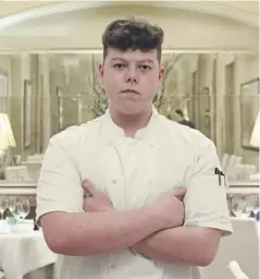  ?? ?? Apprentice chef Jake Lindgren