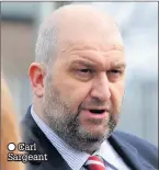  ??  ?? ● Carl Sargeant