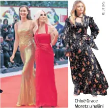  ??  ?? Irina Shayk i Donatella Versace Chloë Grace Moretz u haljini Vuitton