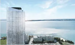  ?? COURTESY OF GREENLAND GROUP ?? Lake Suites, part of Greenland Group’s Lakeside Residences, “will have phenomenal, unobstruct­ed lake views,” says Charlene Sun, Greenland’s sales and marketing manager.