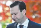  ??  ?? DOWN IN MOUTH: Senator Matt Canavan is caught in a citizenshi­p row.