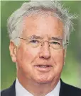  ??  ?? Balance... Sir Michael Fallon