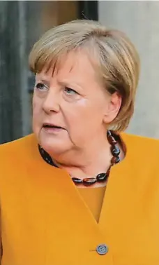  ?? Foto: Reuters ?? Ztrácí body Angela Merkelová má v úmyslu vést vládu až do dalších voleb. Konzervati­vní část strany je však proti a chce raději AKK.