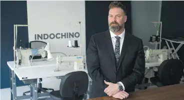  ?? TAEHOON KIM / POSTMEDIA ?? Under the leadership of CEO Drew Green Indochino has grown its retail footprint, opening showrooms across North America.