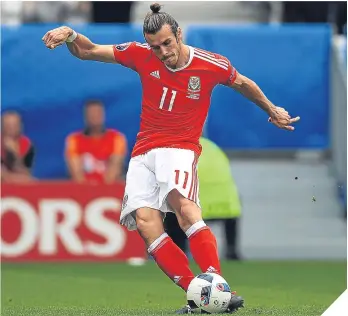  ??  ?? Gareth Bale scored once more for the Welsh.