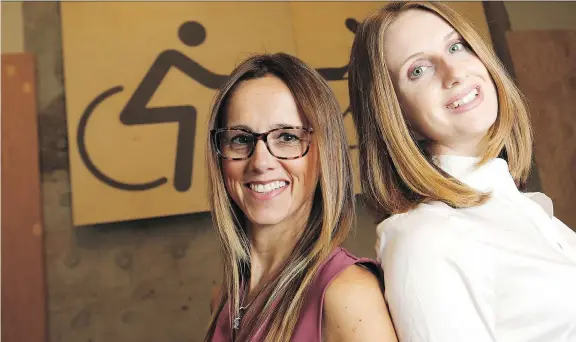  ?? JEAN LEVAC ?? Natalie Durand-Bush, left, and Krista Van Slingerlan­d are co-founders of the soon-to open Canadian Centre for Mental Health and Sport, the only centre of its kind in Canada.