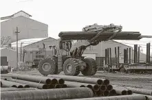  ?? Associated Press file photo ?? Lone Star Steel is shown in 2003. U.S. Steel is indefinite­ly idling its Lone Star Tubular Operations as well as its Hughes Springs coupling production facility in Texas.