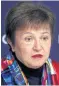  ??  ?? Georgieva: More support for MICs