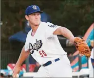  ?? Rancho Cucamonga Quakes ?? Westport’s Ben Casparius has already received a promotion within the Dodgers organizati­on this season.