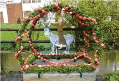  ?? Foto: Maria Schmid (Archivbild) ?? Zu Ostern werden die Brunnen in Bad Wörishofen und Umgebung (hier Dorschhaus­en) wieder hübsch herausgepu­tzt sein.