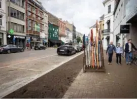  ?? FOTO SVEN DILLEN ?? Op de Havermarkt komen nu toch geen kleine, mobiele parkjes, maar er zal sowieso meer groen geplant worden.