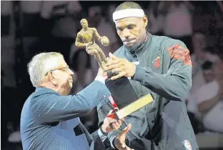  ?? FILE PHOTO ?? Ex-Heat forward LeBron James won two Most Valuable Player of the Year Awards during his four year tenure in Miami.