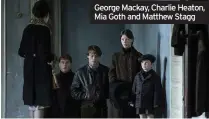  ??  ?? George Mackay, Charlie Heaton, Mia Goth and Matthew Stagg