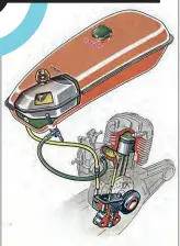  ??  ?? A cutaway diagram of the Lubematic system.