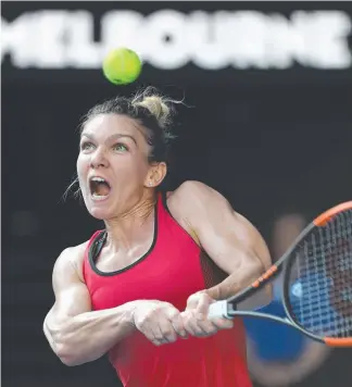  ??  ?? Simona Halep can end doubts about her ability in big matches tonight.