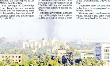  ??  ?? File photo shows US Blackhawk helicopter­s flying over plumes of thick smoke rising from the site of a car bomb in central Baghdad. — AFP photos