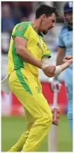  ??  ?? HISTORY: Starc strikes