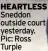  ?? ?? heaRTless Sneddon outside court yesterday. Pic: Ross Turpie