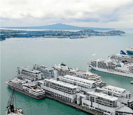  ?? SUPPLIED ?? Ports of Auckland is the country’s busiest port, with a record number of cruise ships this year and the biggest port for imports.