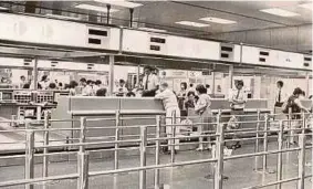  ?? FILE PIC ?? At the end of 1997, Subang Airport had recorded a passenger traffic growth of 15.8 million.