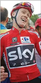  ??  ?? Christophe­r Froome pourrait être déchu de sa victoire sur la Vuelta.