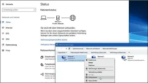  ??  ?? Den Netzwerkna­men unter Windows 10 ändern: Das gelingt in den WindowsEin­stellungen problemlos und ohne Neustart.