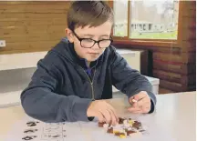  ?? PICTURE BY HARLEY TODD / WWT ?? A young boy in the LEGO workshop.