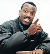  ??  ?? AMIABLE: Dumisani Ntuli earned the respect of the media and opposition parties for his approachab­le personalit­y