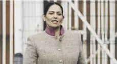  ?? ?? Home Secretary Priti Patel held a series of meetings