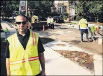  ?? BILL TORPY / AJC ?? Contractor Alessandro Salvo jumped into a wet mess to help DeKalb County fix a huge water spill. But, he says, no good deed goes unpunished.