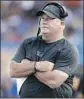  ?? Marcio Jose Sanchez AP ?? CHIP KELLY followed basic safety protocols.