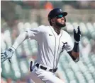  ?? PAUL SANCYA/AP ?? The Tigers’ Willi Castro runs out a single against the White Sox on Monday.