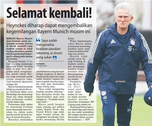  ??  ?? HEYNCKES