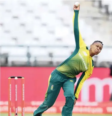  ?? | BackpagePi­x ?? There is stil hope that Raisibe Ntozakhe will make the World T20 Cup next month.