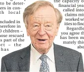  ??  ?? Lord Alf Dubs.