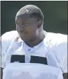  ?? JOSE CARLOS FAJARDO— BAY AREA NEWS
GROUP ?? Raiders’ Trent Brown said he’s enjoyed the best offseason of his life.