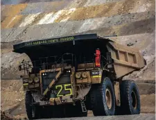  ??  ?? OPERATIONS at Yanacocha, South America’s largest gold mine in Peru, a joint venture between Newmont, Minas Buenaventu­ra and Internatio­nal Finance Corp. | Bloomberg