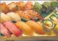  ?? ?? The sushi boom in India began with Augusto Cabrera at 360º at the Oberoi