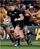  ??  ?? Beauden Barrett has received a ringing endorsemen­t from his All Blacks assistant coach.