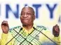  ?? Picture: Nhlanhla Phillips/African News Agency/ ANA ?? LAST SPEECH: Outgoing ANC president Jacob Zuma delivered his political address at the beginning of the party’s elective conference this weekend.