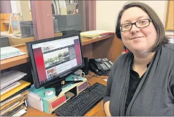  ?? CARLA ALLEN ?? Yarmouth County Museum and Archives archivist Lisette Gaudet.